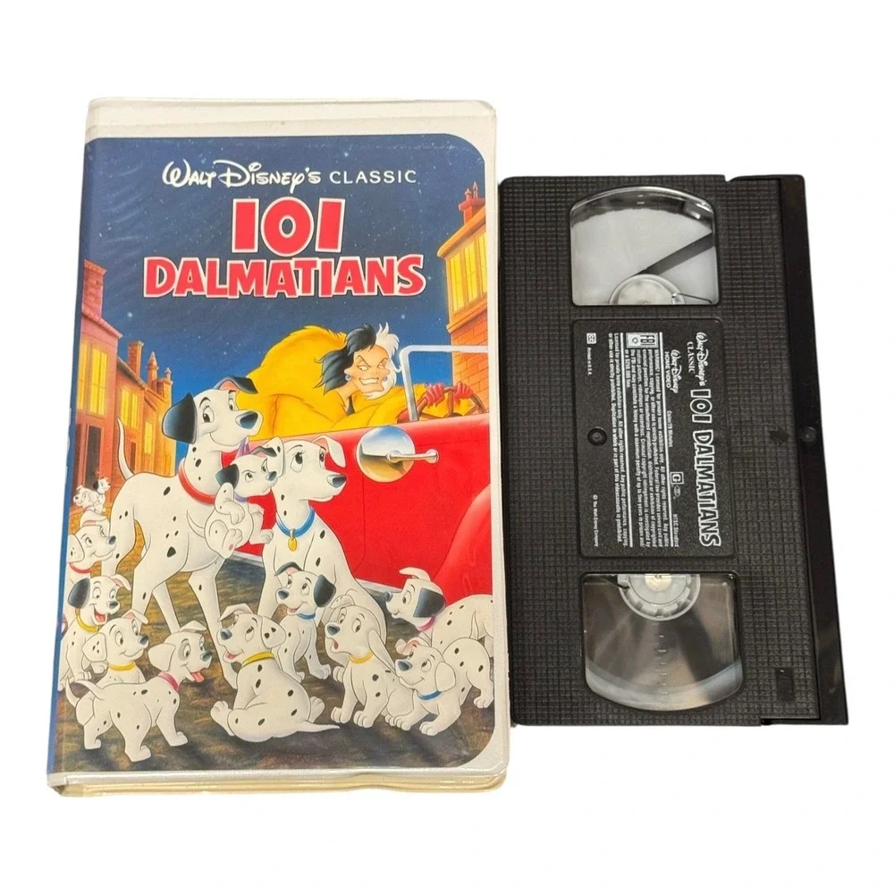101 Dalmatians (VHS, 1992) Disney Clamshell‎
